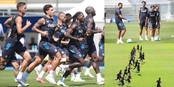 Di Lorenzo e Lukaku guidano il Napoli, Raspadori sereno tra mercato e lavoro