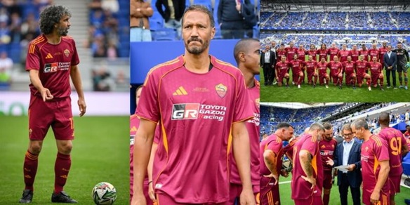Da Tommasi a Candela, fino a Capello e Zago: che spettacolo tra Roma ed Everton Legends