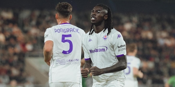 Polissya-Fiorentina: a segno Gosens e Gudmundsson, esordio per Dzeko. Kean costruisce il primo gol, poi l'espulsione