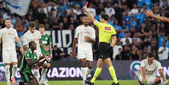 Sassuolo-Napoli 0-2, la moviola: Ayroldi sicuro, giusto il rosso a Koné