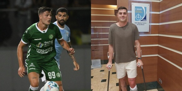 Avellino, Favilli operato e dimesso: starà fuori per due mesi