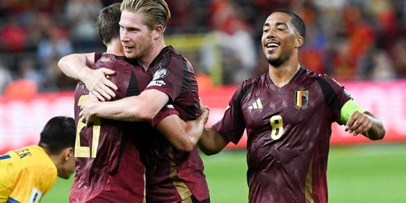 Qualificazioni mondiali, De Bruyne trascina il Belgio