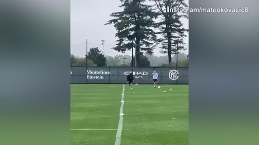 Manchester City, Kovacic si allena e punta il rientro in campo