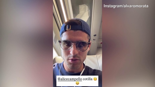 Morata scherza con Alice: "Impicciona..."