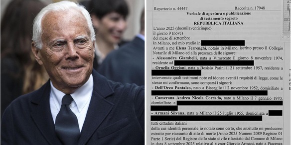 Armani impone la vendita del gruppo o la quotazione