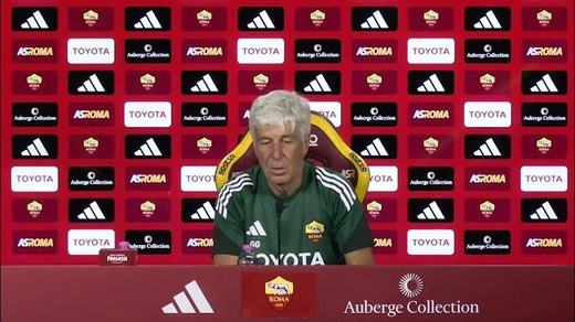 Gasperini: "Pellegrini alla fine è rimasto, per me va bene. E' un valore in più"