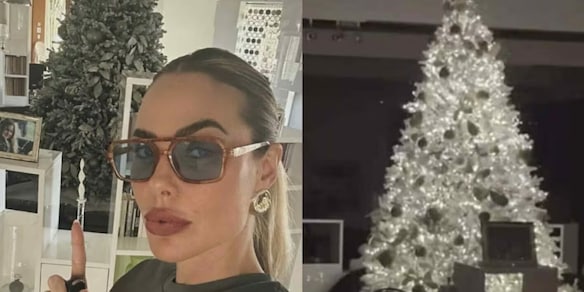 A casa di Ilary Blasi è già Natale: c'è un enorme albero addobbato