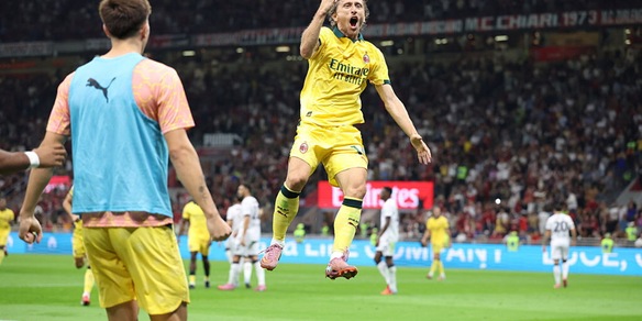 Il Milan batte il Bologna 1-0. La Lazio perde a Sassuolo