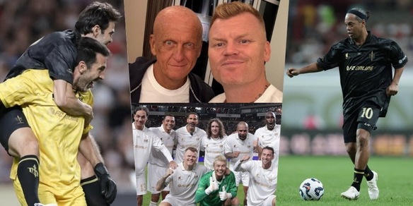 Buffon con Kaká, Riise con Collina: la notte delle leggende in Corea