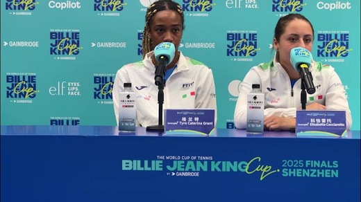Errani, Paolini e le azzurre prima della BJK Cup