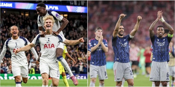 Champions League, Tottenham e Arsenal ok, crollano Benfica e Psv