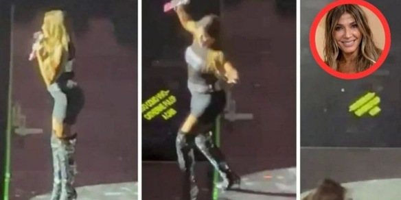 Spavento per Dybala, la suocera cade dal palco: "Per fortuna sono viva"