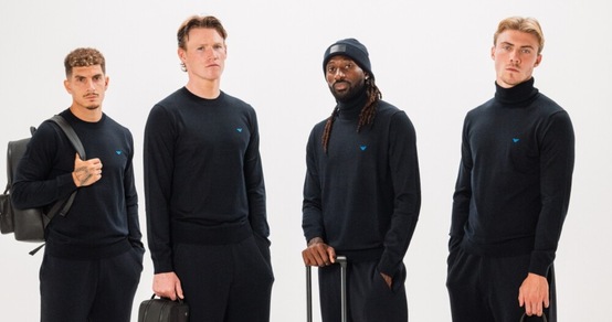 Ecco le nuove divise del Napoli firmate Emporio Armani