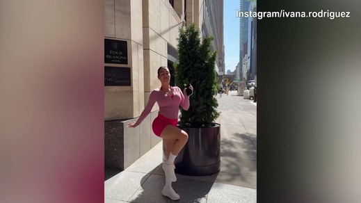 Giro a Ney York sotto un sole caldo per Georgina Rodriguez