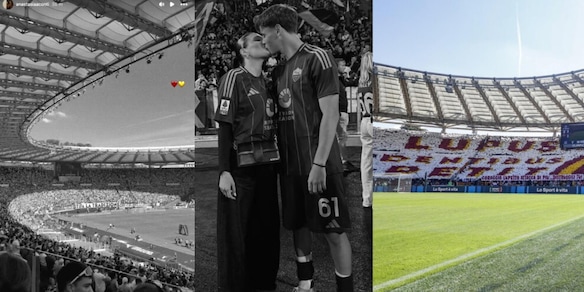 Lazio-Roma, c'è anche Anastasia Conti sugli spalti per tifare il suo Pisilli