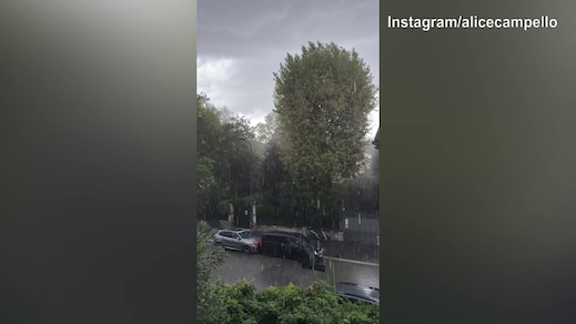 La pioggia non si ferma a Como come testimonia lady Morata