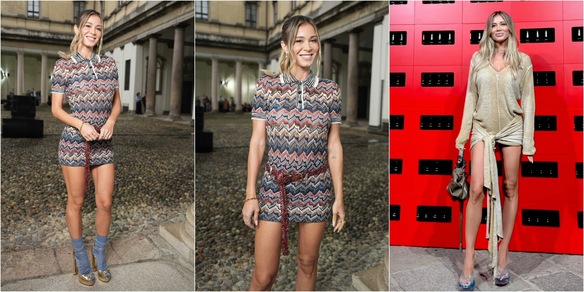 Diletta Leotta, che stile alla Fashion Week di Milano