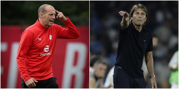 Milan-Napoli è Allegri contro Conte: i numeri da record di due allenatori top