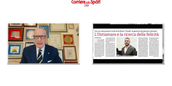 De Rossi e l’Ostiamare: genitori, lasciate che i vostri siano felici di giocare