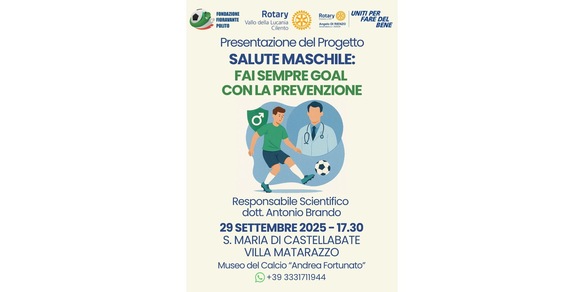 “Salute Maschile: fai sempre goal con la prevenzione”: l'evento della Fondazione Polito