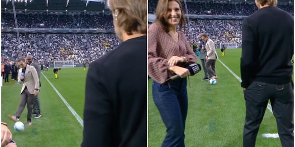 Del Piero e Ambrosini, il divertente siparietto a bordocampo prima di Juve-Atalanta