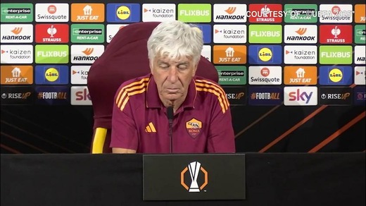 Gasperini: "Non è usuale per me terminare con due centrocampisti in attacco"