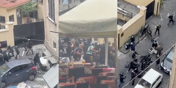 Scontri a Napoli prima del match contro lo Sporting Lisbona: intervengono le forze dell'ordine