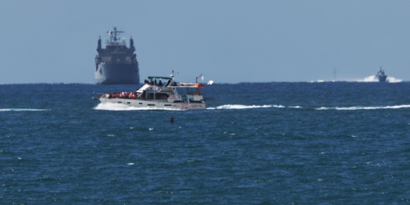 Media, nessuna barca della Flotilla è davanti Gaza secondo l'Idf