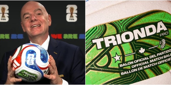 Mondiali 2026, ecco il nuovo pallone della Fifa: si chiama Trionda