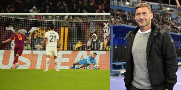 Francesco Totti incredulo per i tre rigori sbagliati dalla Roma: il suo audio diventa virale