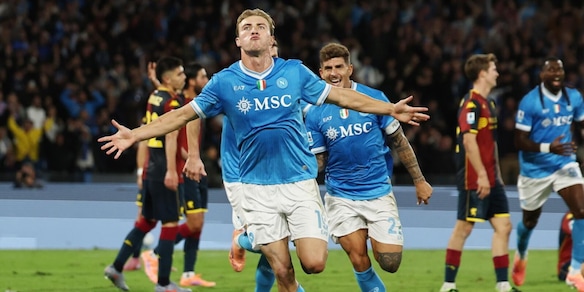 Napoli più forte degli infortuni: Anguissa e Hojlund ribaltano il Genoa. Conte aggancia la Roma in testa