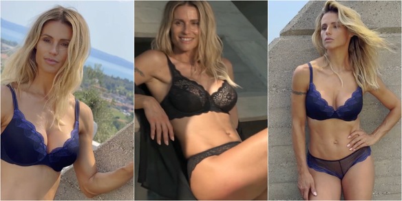 Michelle Hunziker in intimo fa impazzire i fan sui social
