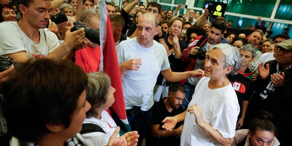 Flotilla: Membri del CUP e attivisti sono atterrati a Barcellona