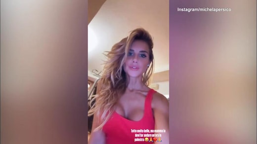 Michela Persico non può fare a meno della palestra