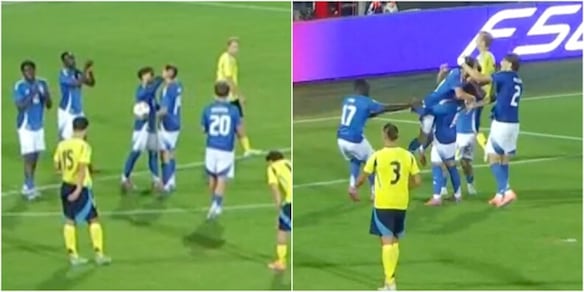 Il bellissimo gesto dell'Italia U21: tutti lasciano il rigore a Berti, cosa è successo contro la Svezia