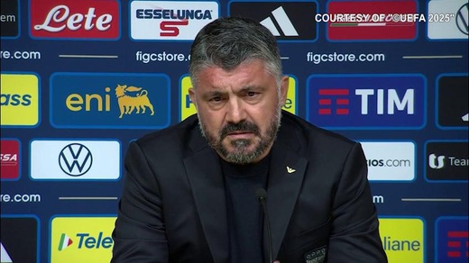 Gattuso: "Peccato che abbiamo la partita domani..."