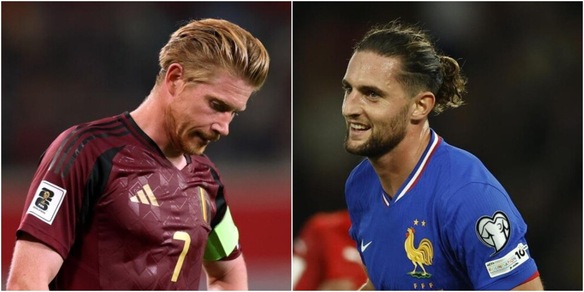 Qualificazioni Mondiali: frena il Belgio di De Bruyne, Rabiot in gol con la Francia