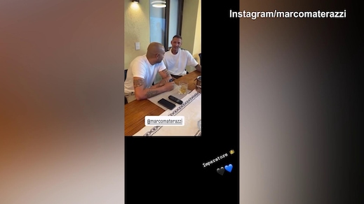 Materazzi e Adriano, eccoli di nuovo insieme!