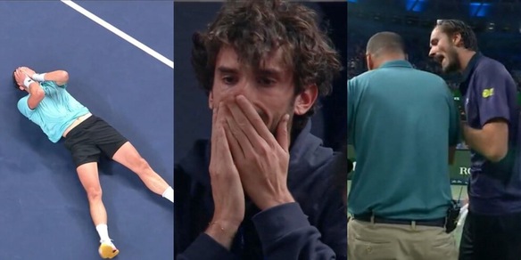 Rinderknech in finale a Shanghai col cugino Vacherot: lacrime in campo, la storia è incredibile! E Medvedev è una furia...