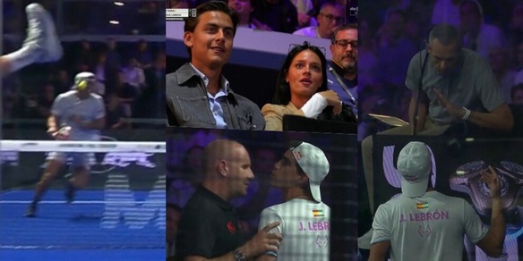 Lebron perde la testa davanti a Dybala: viene colpito in faccia ed esplode contro l'arbitro, lo devono fermare