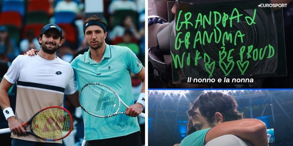 Vacherot scoppia a piangere dopo la vittoria: perché la dedica ai nonni emoziona anche Federer