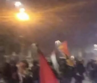 Scontri tra pro Pal e polizia a Udine durante Italia-Israele