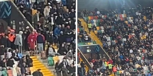 Tentativo di invasione al Friuli, i tifosi si infuriano durante Italia-Israele: intervengono gli steward e...