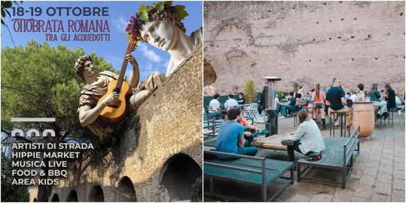 L’Ottobrata Romana tra gli Acquedotti: Roma si accende di musica, gusto e creatività