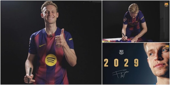 De Jong rinnova col Barcellona e si emoziona: le parole dopo la firma