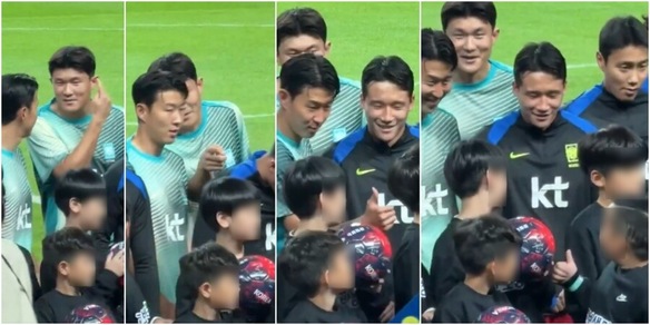 Il piccolo tifoso sorprende Son con una dolce dedica sui capelli: il siparietto in campo è virale