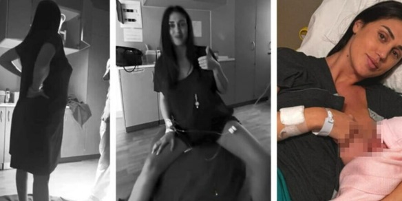 Cecilia Rodriguez ha partorito: 10 ore di induzione e fitball. Retroscena sulla nascita della figlia