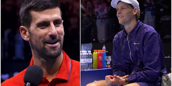 La battuta di Djokovic su Sinner fa ridere tutto il pubblico di Riad: e Jannik reagisce così