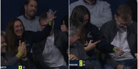 Clamoroso nel match di Musetti: ragazza colpita da un ace potentissimo, si rompe il bicchiere nelle sue mani