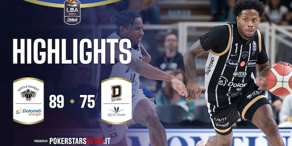 Dolomiti Energia Trentino - Bertram Derthona Tortona | PokerstarsNews Highlights Serie A Unipol 2025/2026